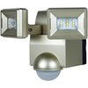 Iq America LB1870QCH 700 Lumen Battery Operated LED Motion Security Flood Light w L-Bracket Mount CH LB1870QCH